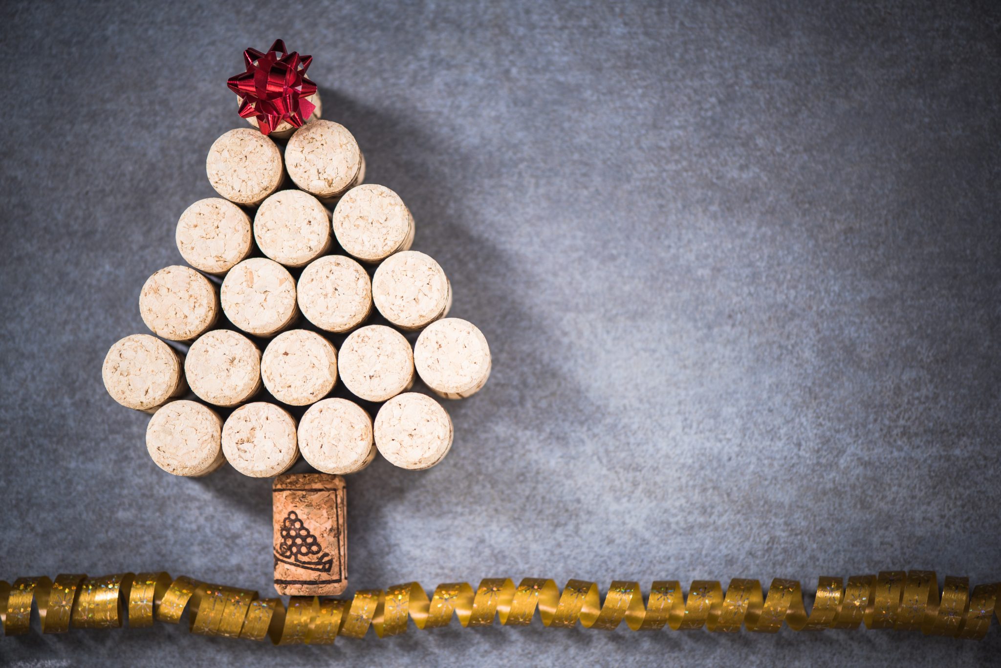 Christmas,Tree,For,Wine,Lover,,Natural,Wine,Cork.